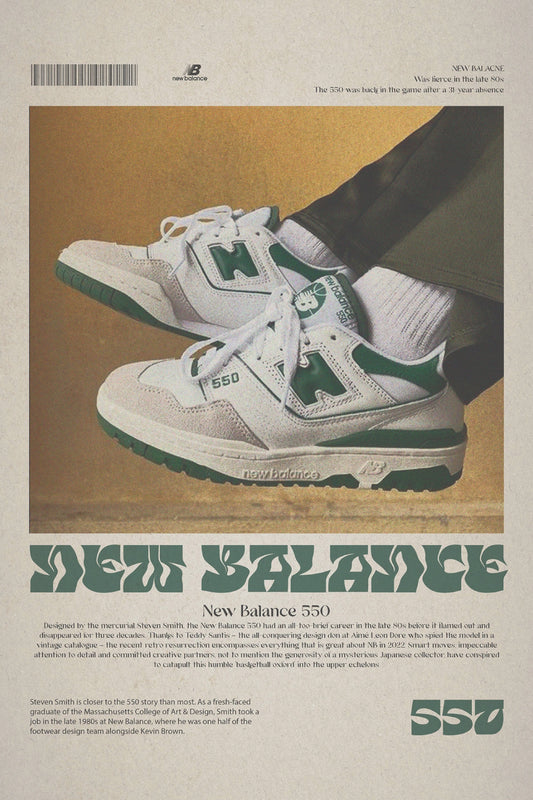 New Balance 550 Poster