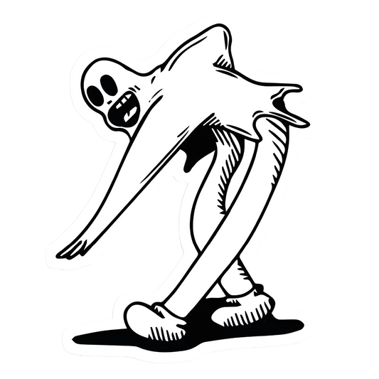Dancing Ghost Sticker