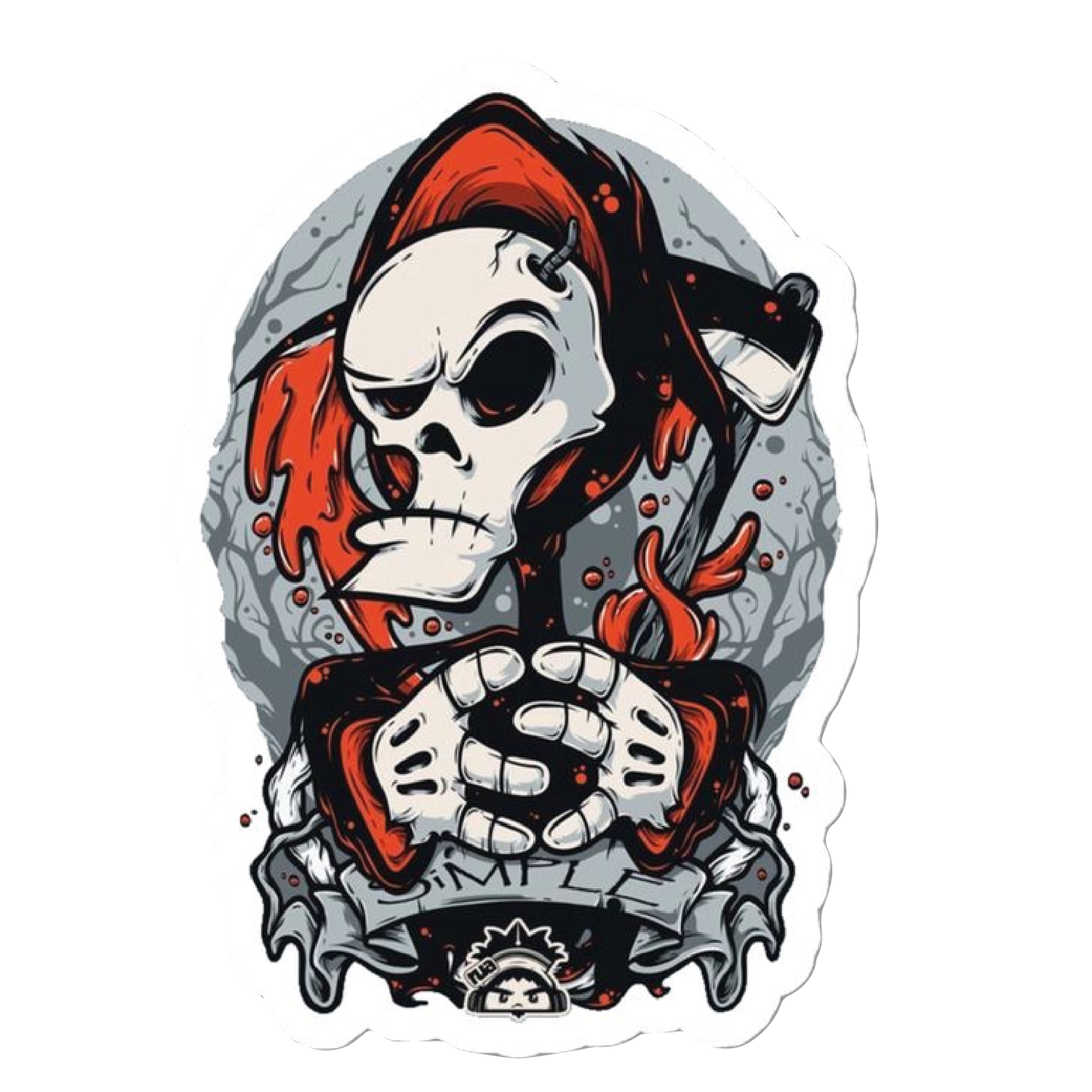 GRIM Sticker