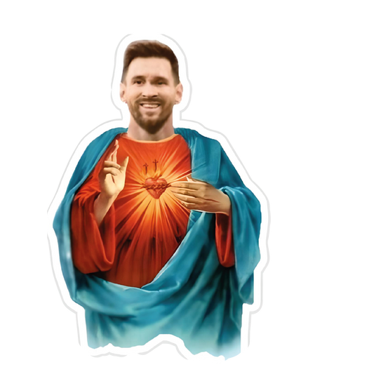 Saint Lionel Messi. Sticker