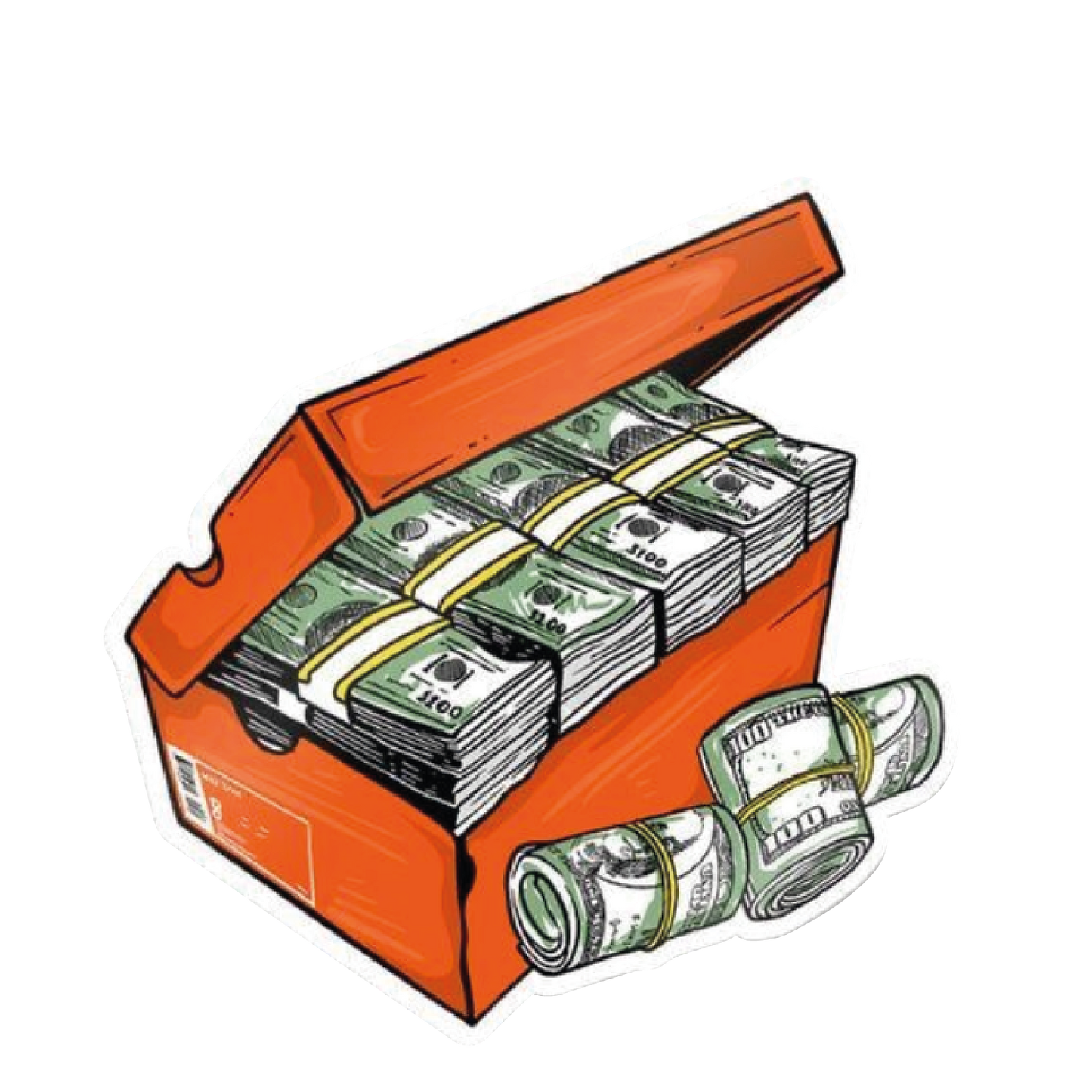 Money Box Sticker