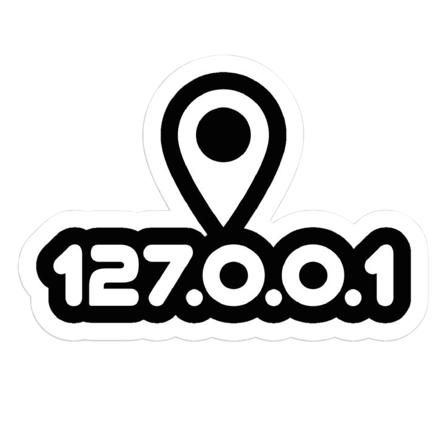 127.0.0.1 Sticker