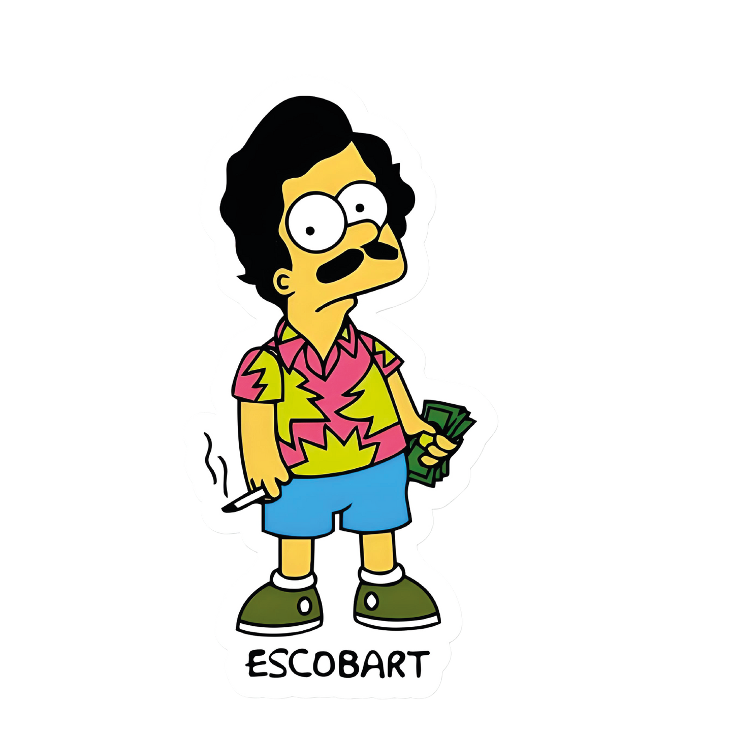 Simpsons Escobart Sticker
