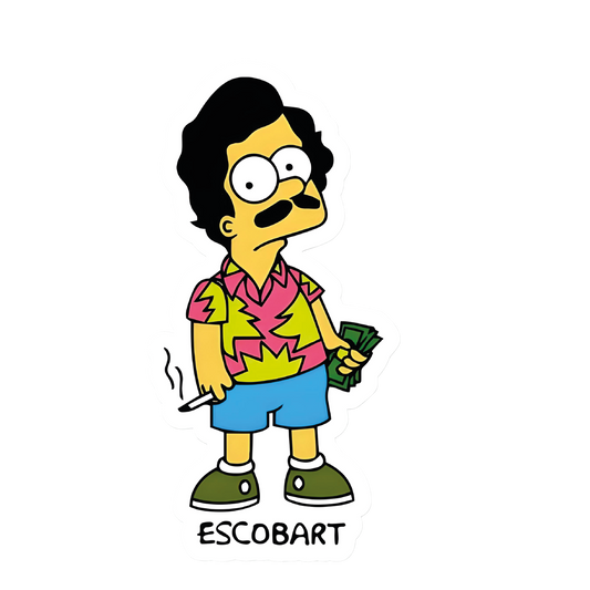 Simpsons Escobart Sticker