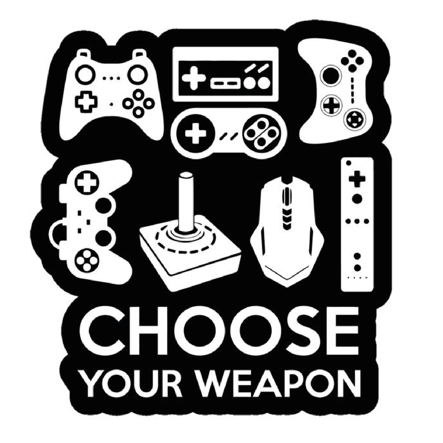 Choose your Weapon. Sticker