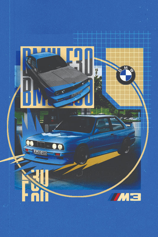 BMW E30 Poster