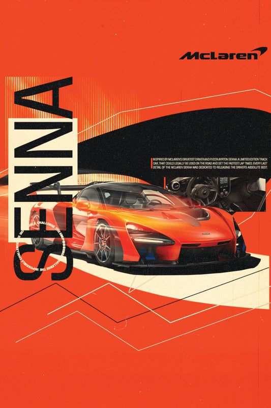 McLaren Senna Poster