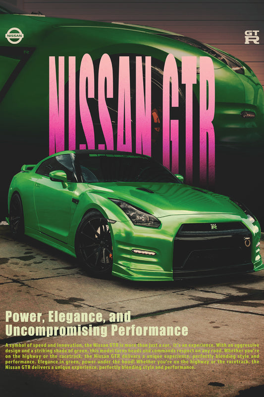Nissan GTR Poster