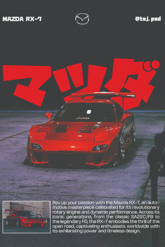 Mazda RX-7 Poster