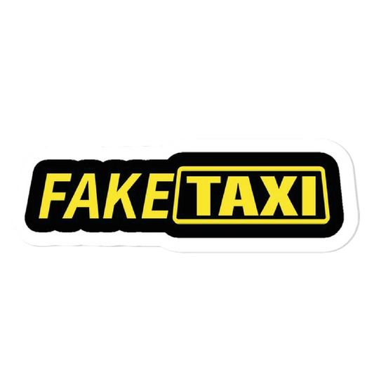 Fake Taxi Sticker