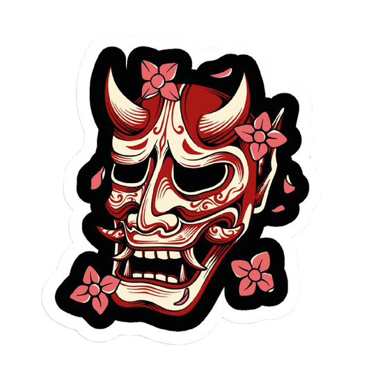 Oni Mask Sticker