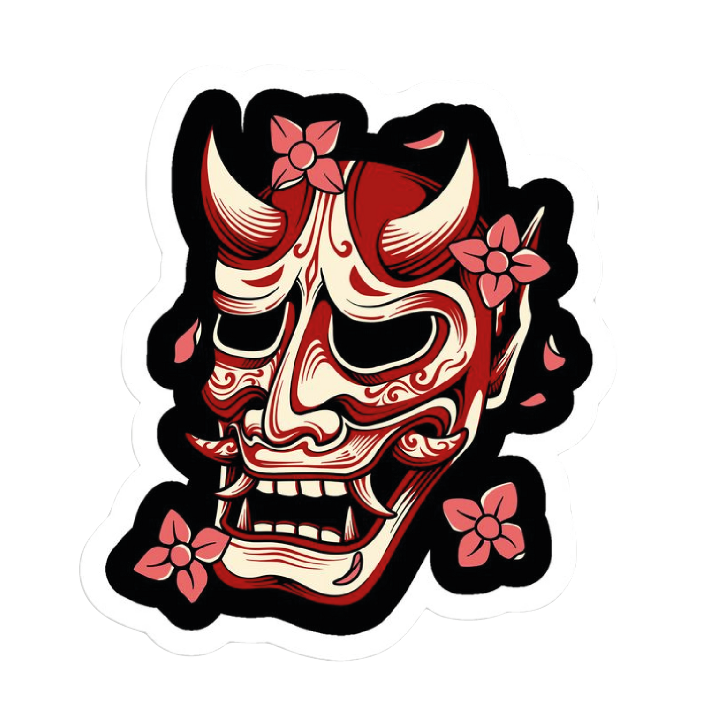 Oni Mask Sticker