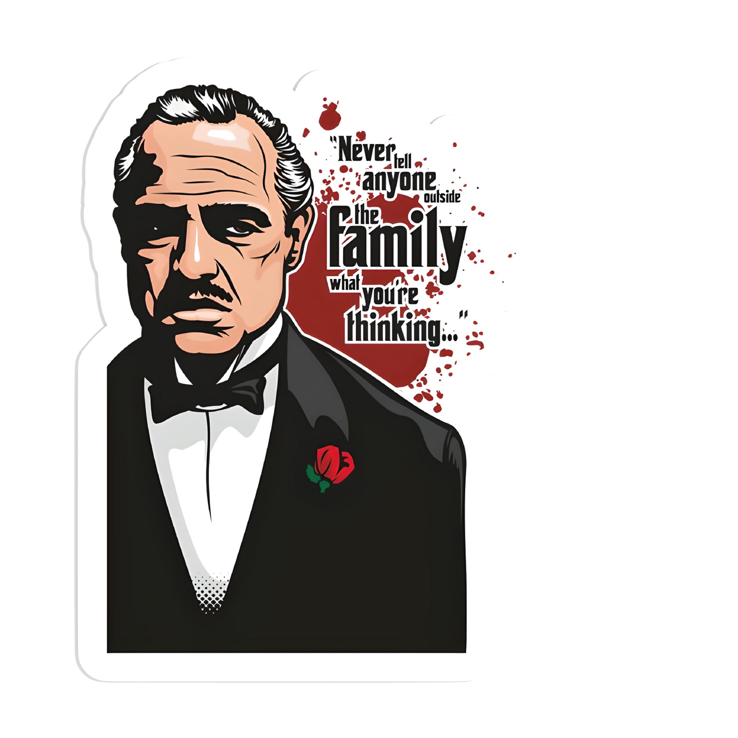 Vito Corleone Sticker