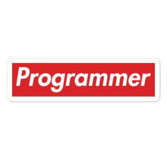 Programmer Sticker