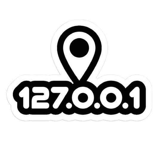 127.0.0.1 Sticker