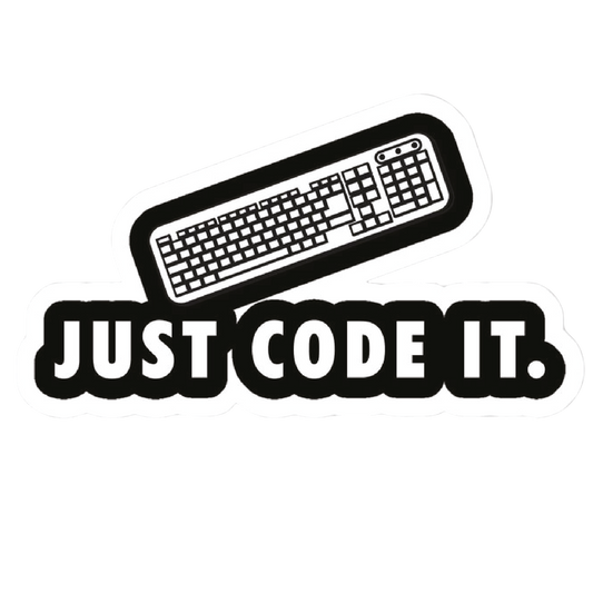Just Code It Sticker