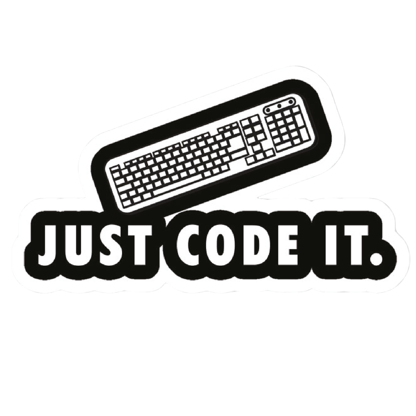 Just Code It Sticker