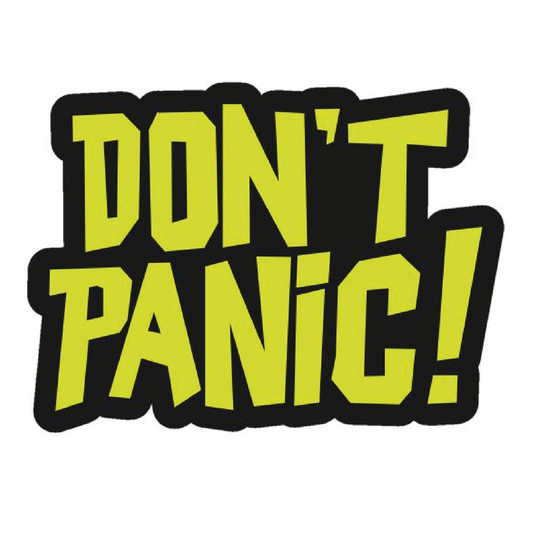 Don't Panic Sticker