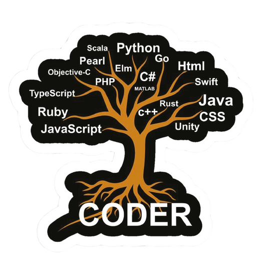 Coder Tree Sticker